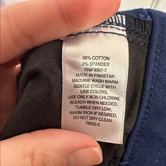 St John’s Bay Navy Chinos Size 12 petite - Picture 5 of 8